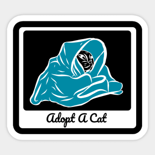 Adopt A Cat Sticker